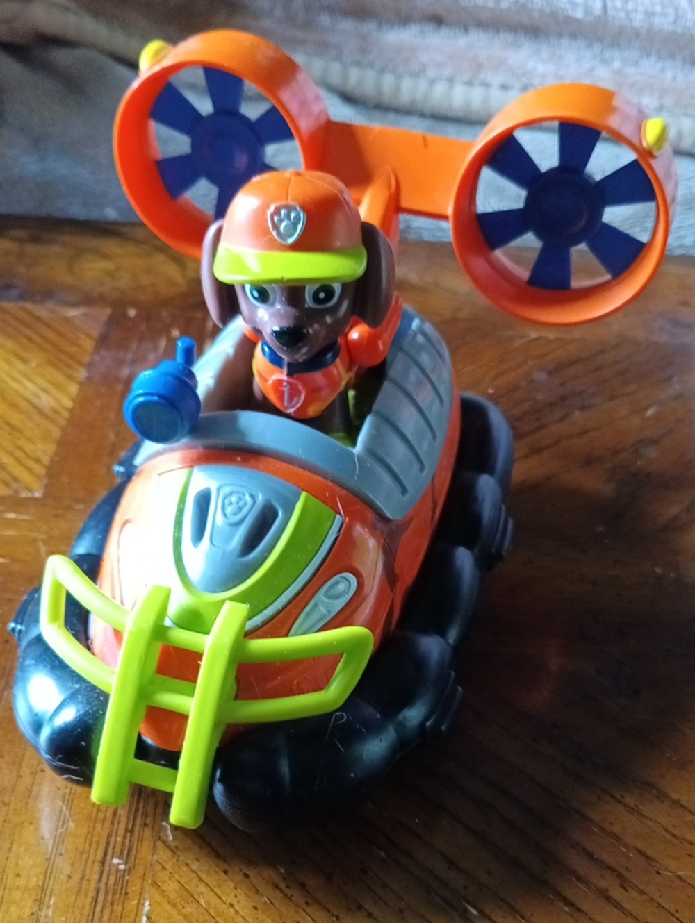 Paw Patrol Zuma Orange and Lime Hovercraft Rescue Vehicle